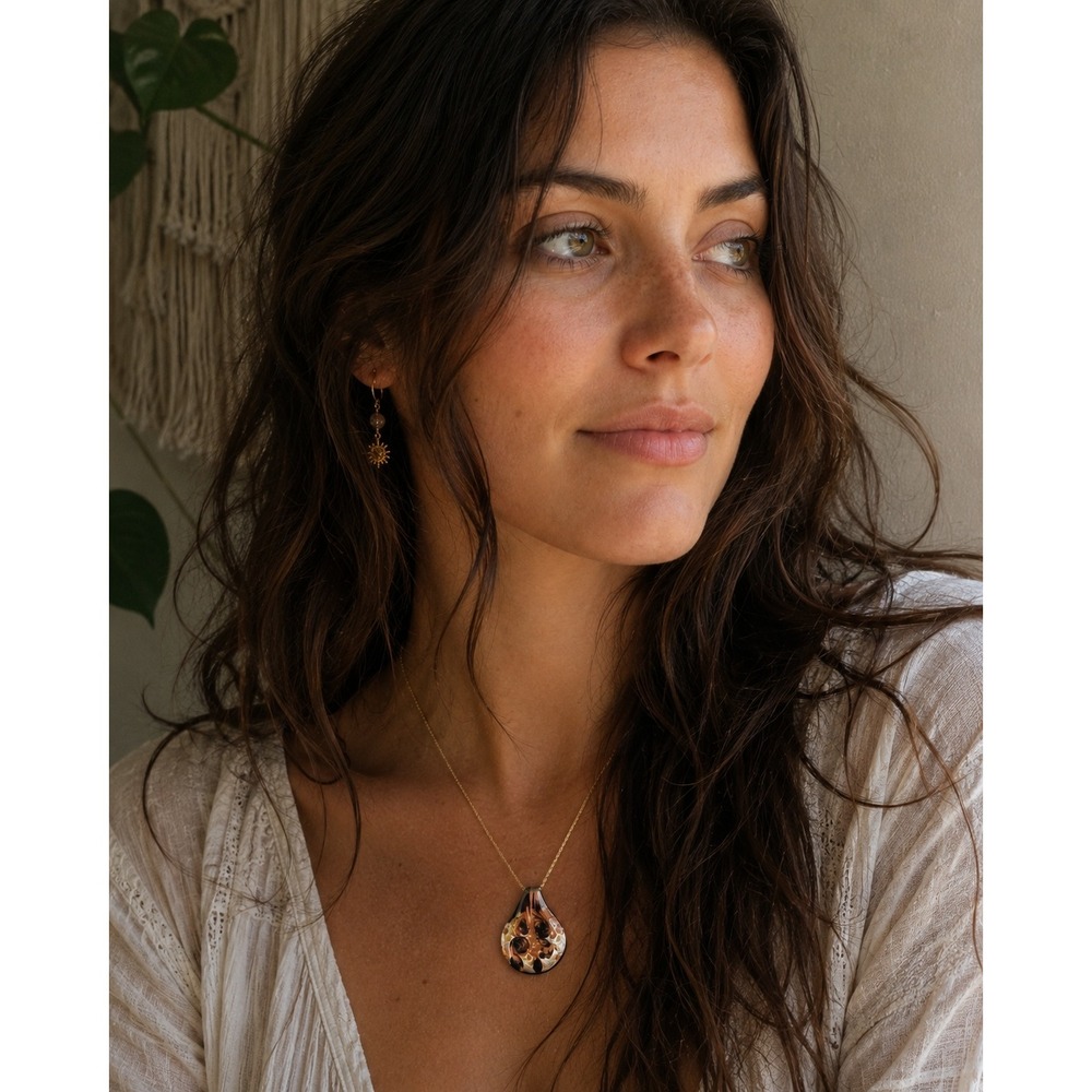 Murano Style Glass Pendant‎